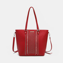 Load image into Gallery viewer, Nicole Lee USA Studded Decor Tote Bag
