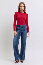 Load image into Gallery viewer, Judy Blue Full Size Raw Hem Mid Rise Jeans
