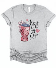 Load image into Gallery viewer, Jesus Fill My Cup Graphic Tee
