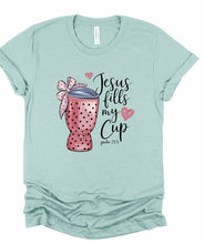 Load image into Gallery viewer, Jesus Fill My Cup Graphic Tee
