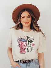 Load image into Gallery viewer, Jesus Fill My Cup Graphic Tee
