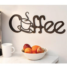 Load image into Gallery viewer, Coffee Metal Cutout Sign
