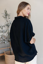 Load image into Gallery viewer, Dolman Sleeve Top in Black
