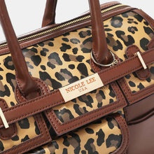 Load image into Gallery viewer, Nicole Lee USA Leopard Boston Bag
