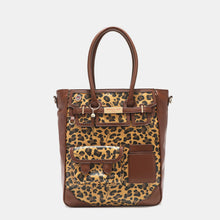 Load image into Gallery viewer, Nicole Lee USA Leopard Large Tote Bag
