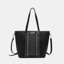 Load image into Gallery viewer, Nicole Lee USA Studded Decor Tote Bag
