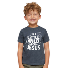 Load image into Gallery viewer, I&#39;m A Little Wild For Jesus Youth &amp; Toddler Tee
