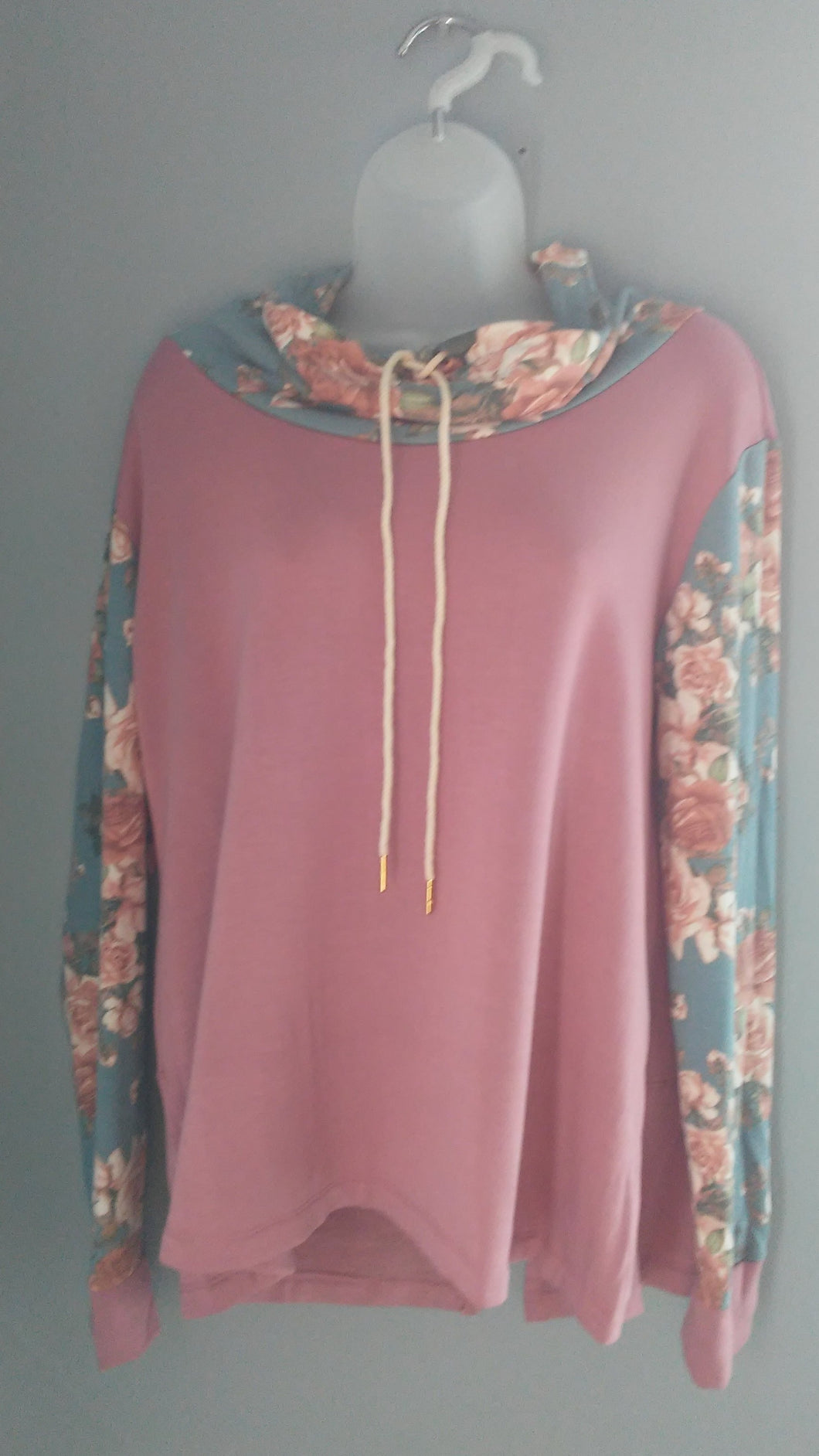 Floral French Terry Pullover