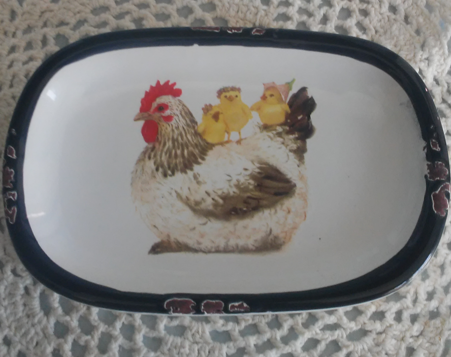 Soap Dish- Hen and Chicks
