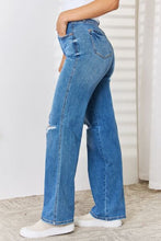 Load image into Gallery viewer, Judy Blue High Waist Distressed Straight-Leg Jeans
