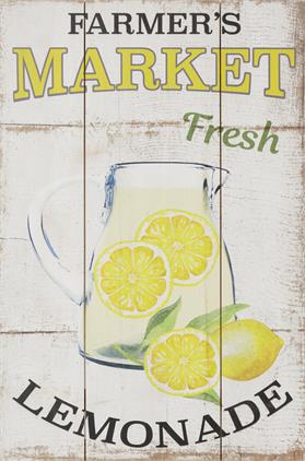 Farmer's Market Lemonade Sign