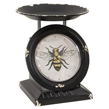Load image into Gallery viewer, Vintage Bee Black Old Town Scale Clock
