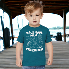 Load image into Gallery viewer, Jesus Made Me A Fisherman Youth &amp; Toddler
