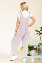 Load image into Gallery viewer, Stripe Contrast Pocket Rib Jumpsuit
