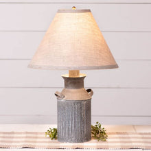 Load image into Gallery viewer, Milk Jug Lamp with Ivory Linen Shade
